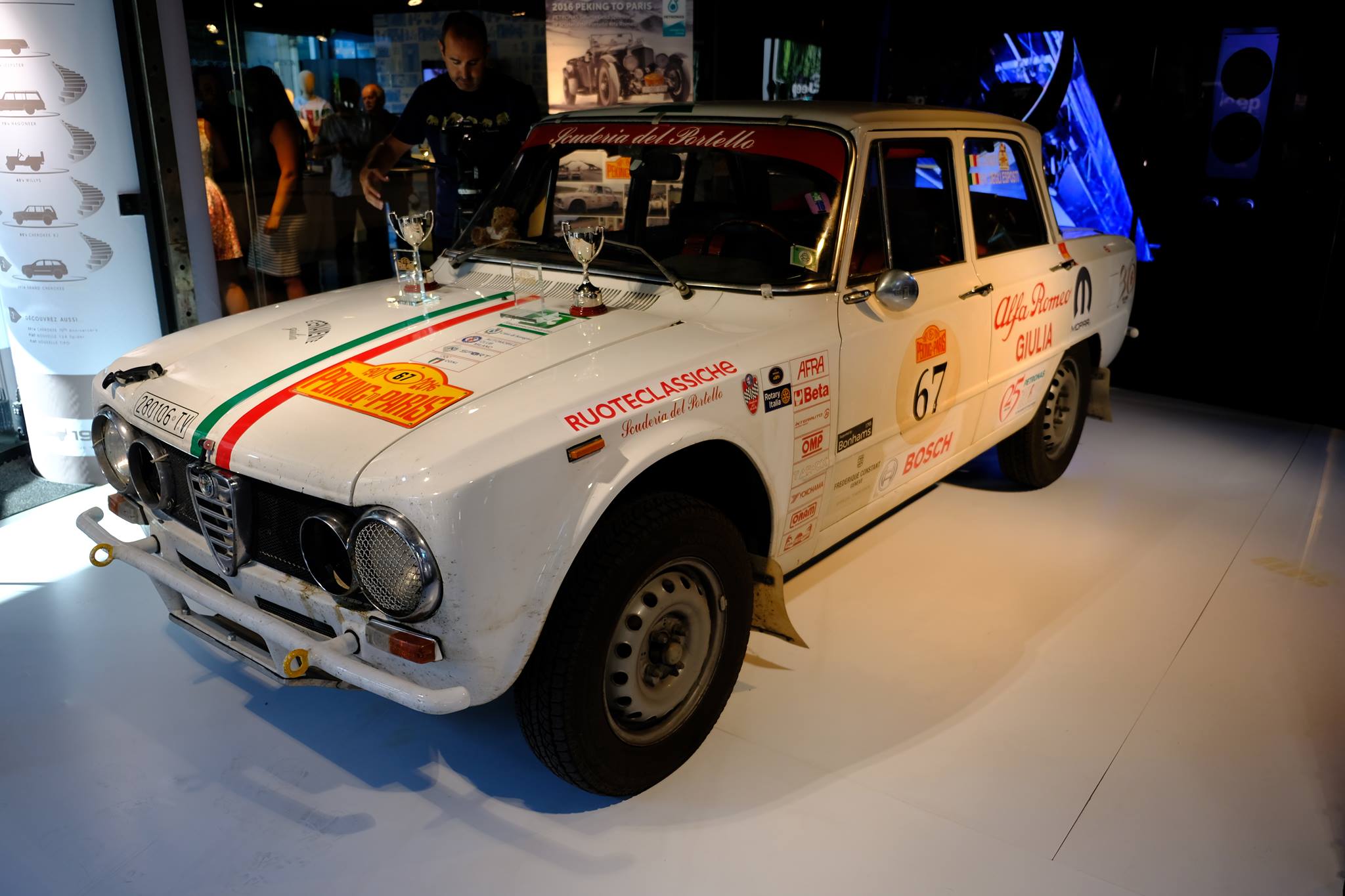 GIULIA 1300 TI CON MOTORE 1600 ELABORATA PER LA “PECHINO-PARIGI 2016”