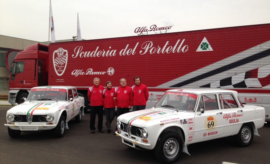 GIULIA 1300 TI WITH ENGINE 1600 TUNED UP FOR THE RALLY “PEKING TO PARIS 2016”
