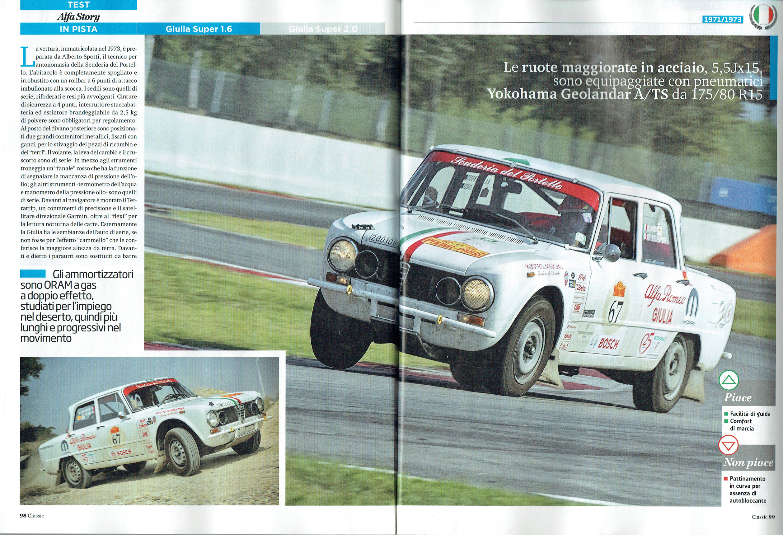 GIULIA 1300 TI CON MOTORE 1600 ELABORATA PER LA “PECHINO-PARIGI 2016”