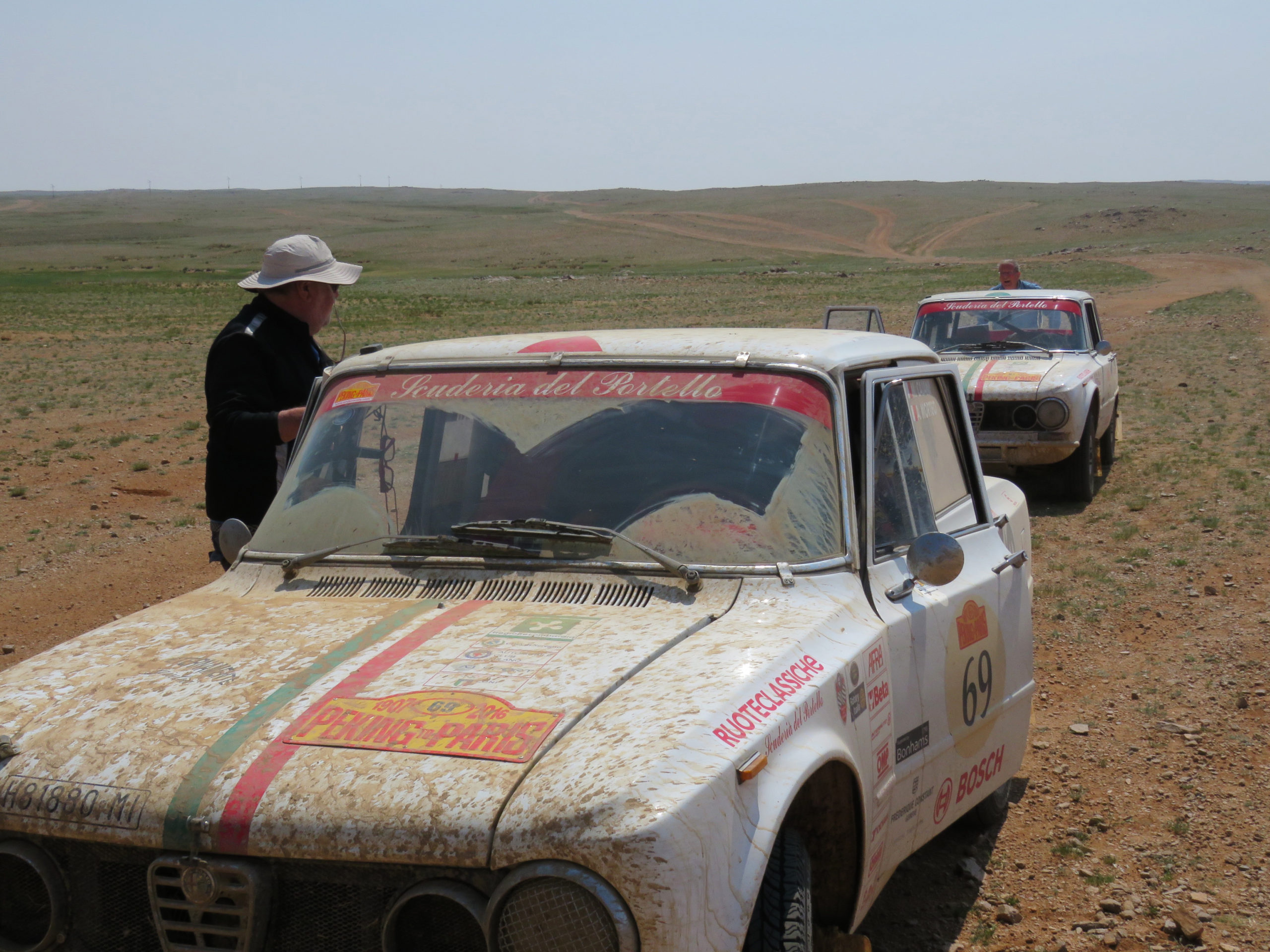 GIULIA 1300 TI CON MOTORE 1600 ELABORATA PER LA “PECHINO-PARIGI 2016”