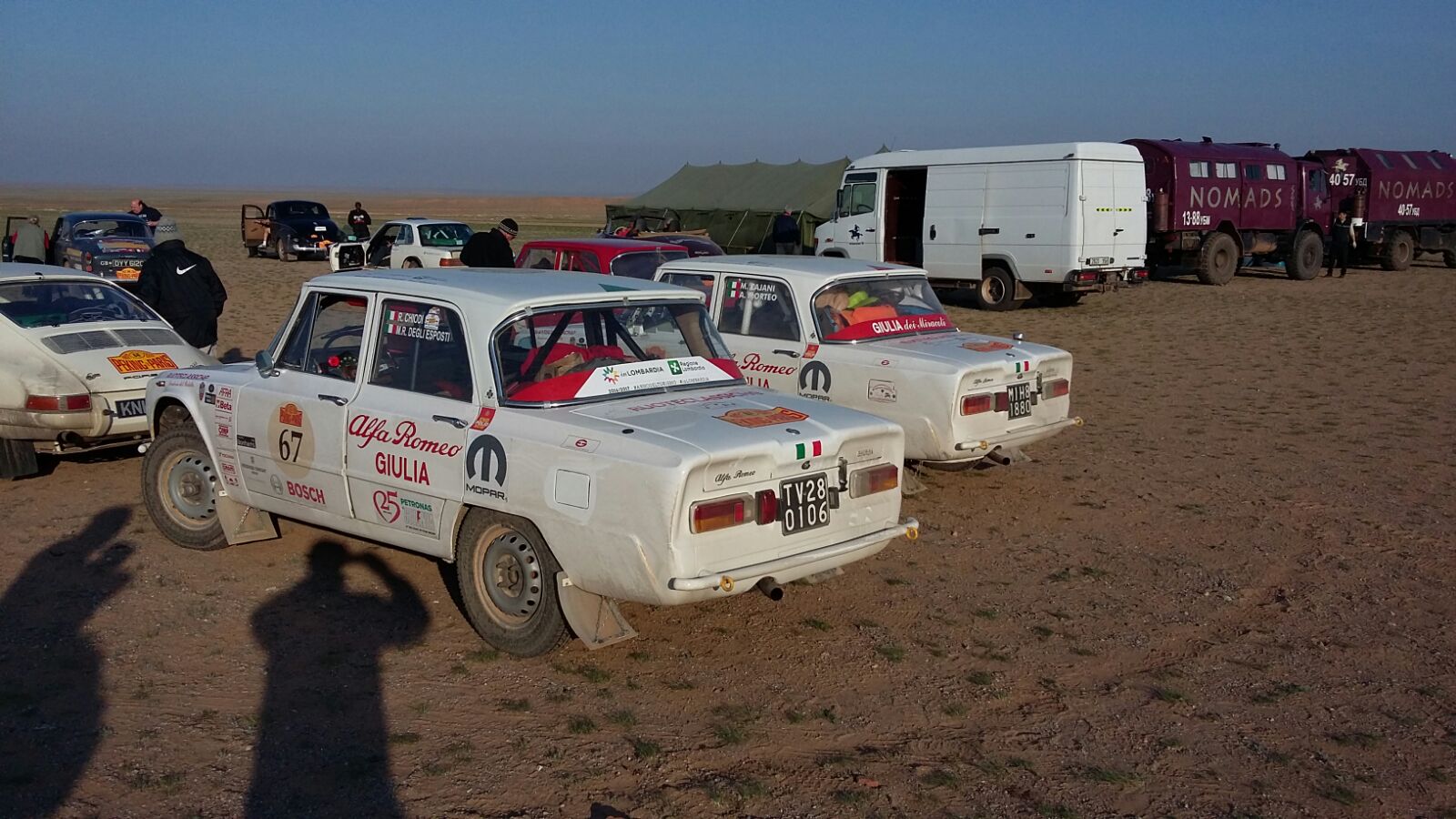 GIULIA 1300 TI CON MOTORE 1600 ELABORATA PER LA “PECHINO-PARIGI 2016”