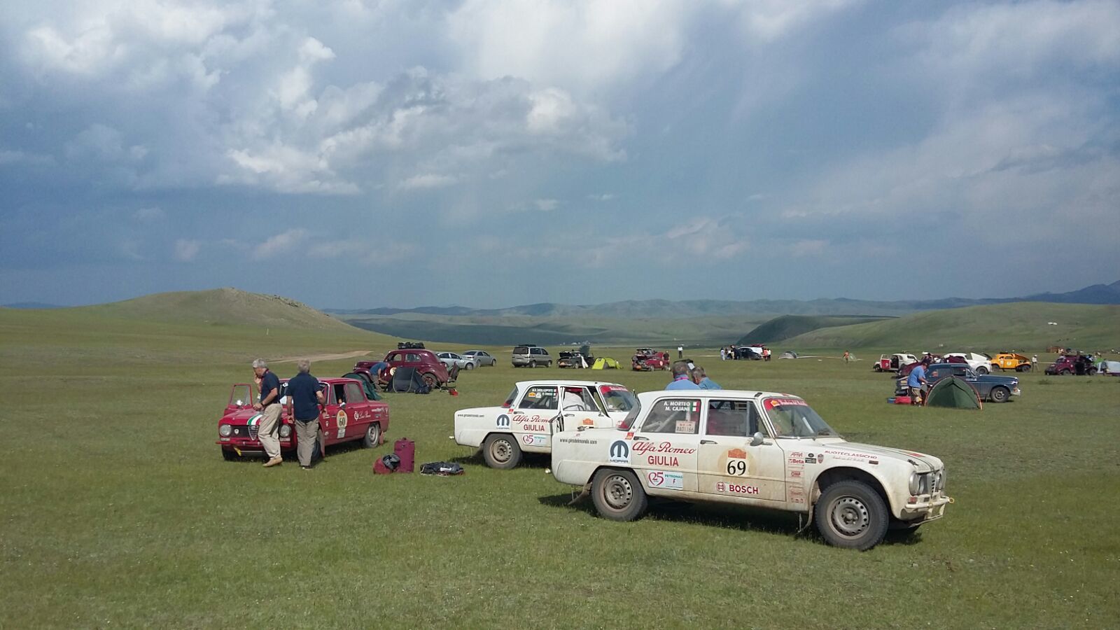 GIULIA 1300 TI CON MOTORE 1600 ELABORATA PER LA “PECHINO-PARIGI 2016”