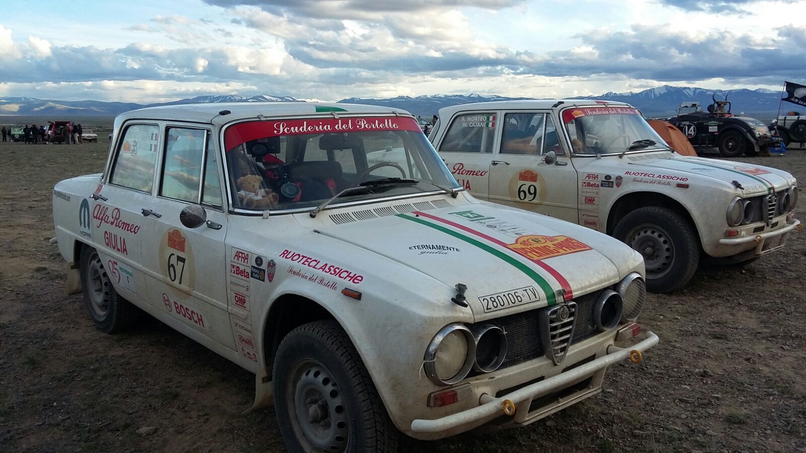 GIULIA 1300 TI CON MOTORE 1600 ELABORATA PER LA “PECHINO-PARIGI 2016”