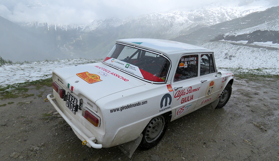 GIULIA 1300 TI CON MOTORE 1600 ELABORATA PER LA “PECHINO-PARIGI 2016”