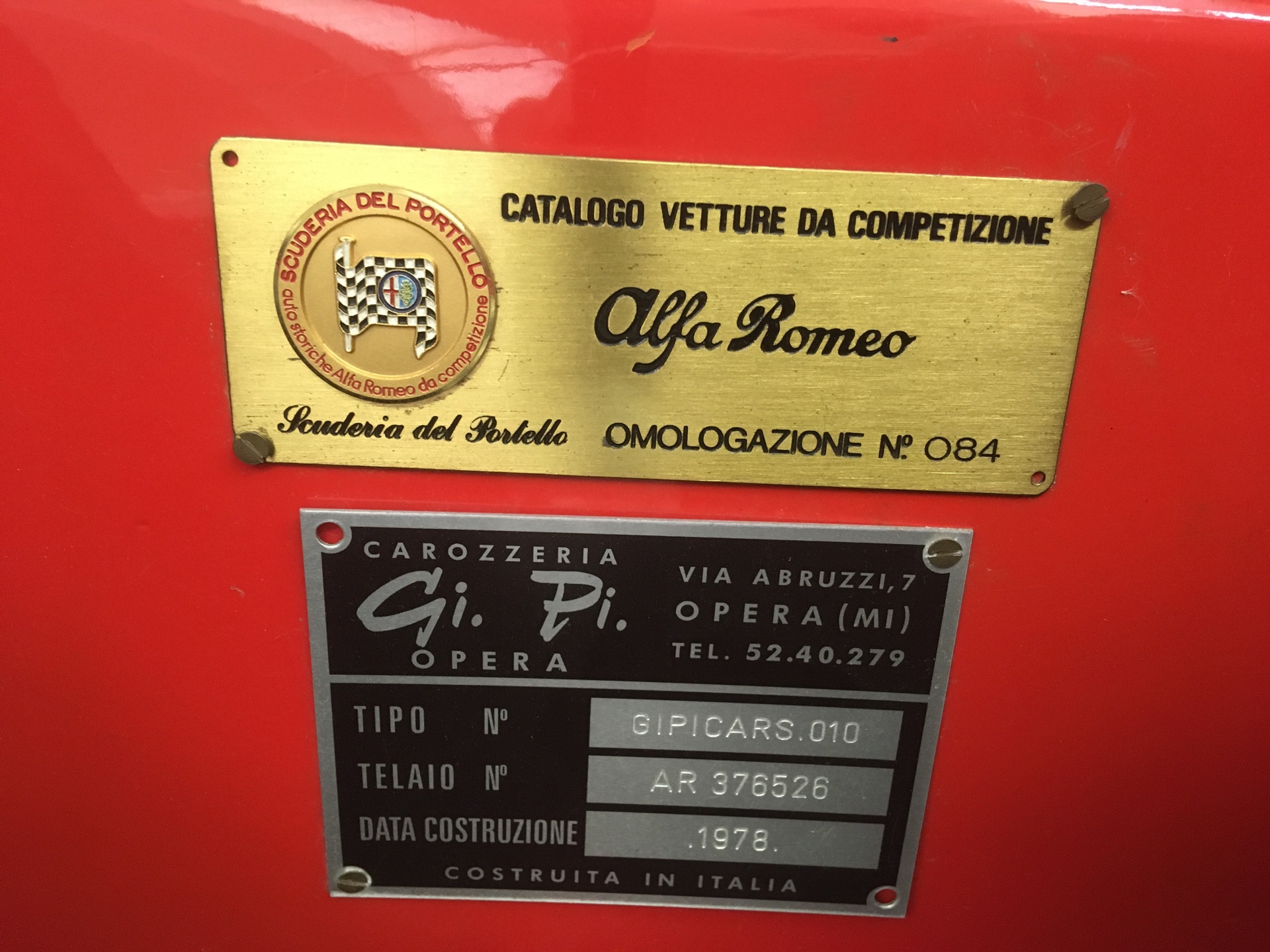 ALFA ROMEO GIULIETTA SPIDER PROTOTIPO