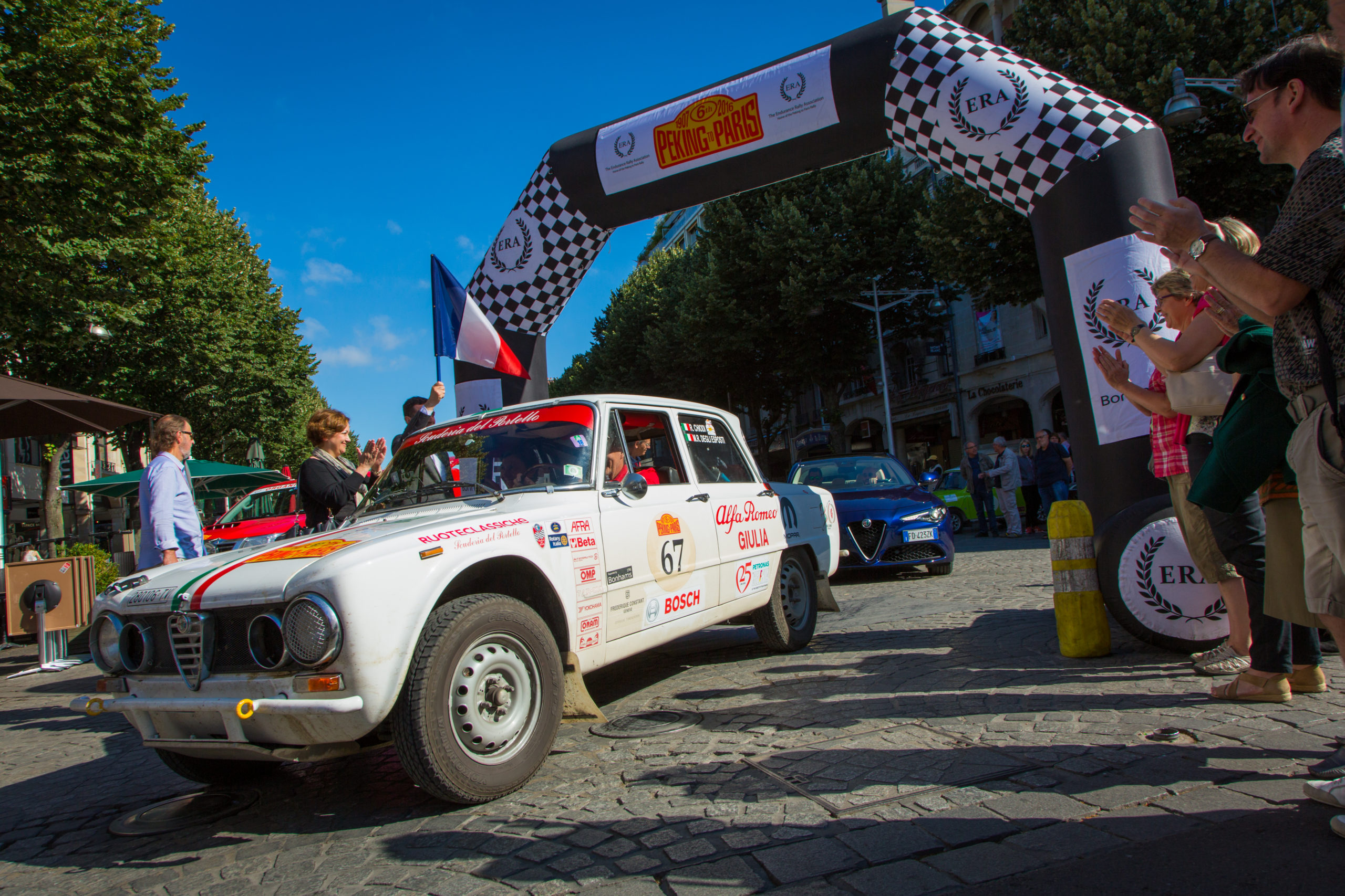 GIULIA 1300 TI CON MOTORE 1600 ELABORATA PER LA “PECHINO-PARIGI 2016”