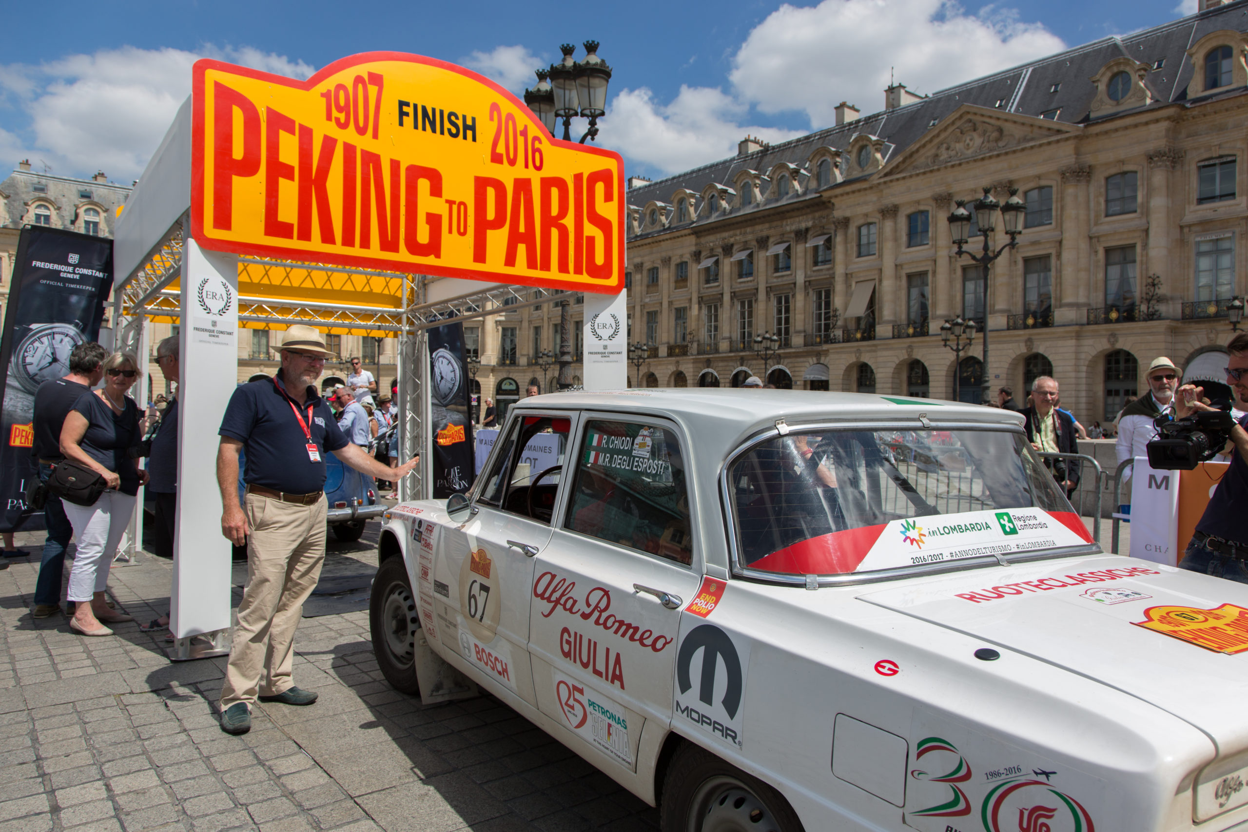GIULIA 1300 TI CON MOTORE 1600 ELABORATA PER LA “PECHINO-PARIGI 2016”