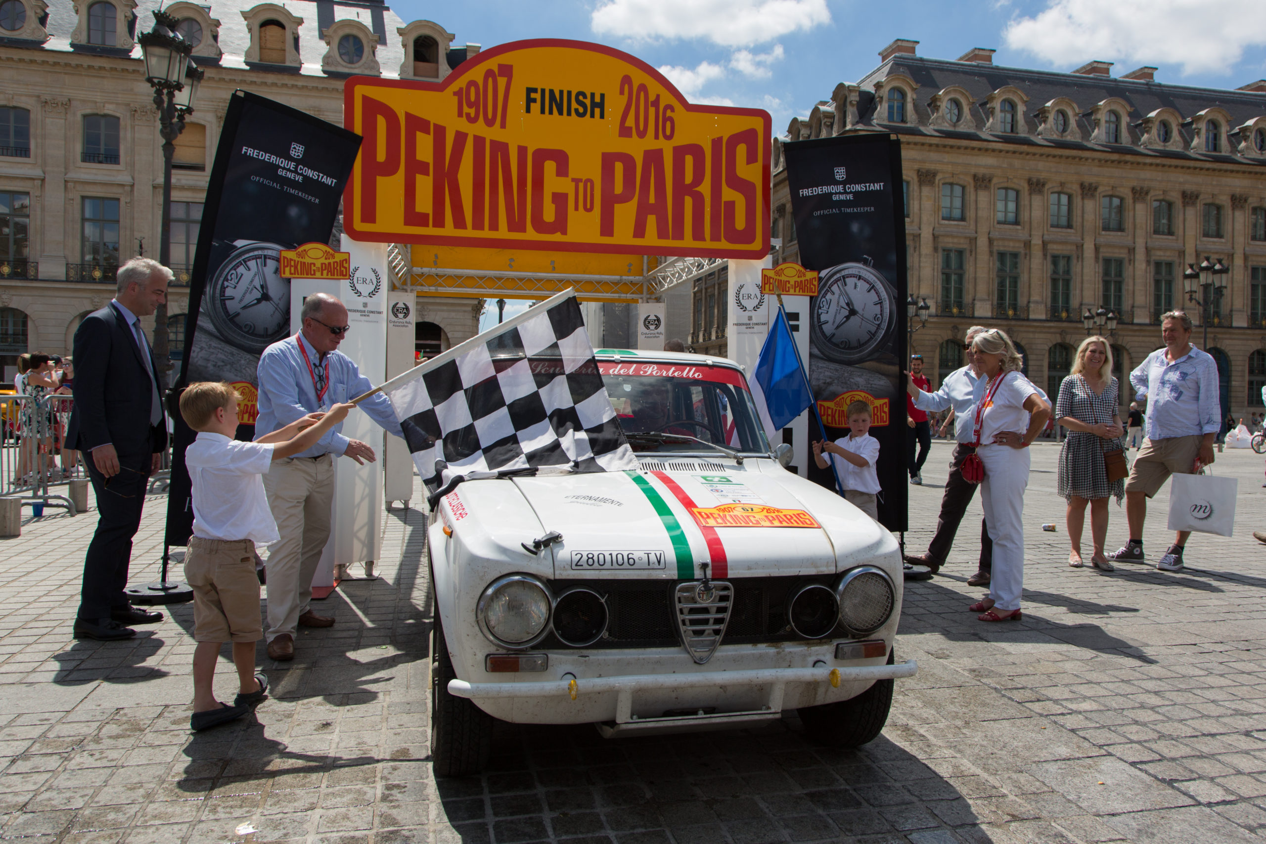 GIULIA 1300 TI CON MOTORE 1600 ELABORATA PER LA “PECHINO-PARIGI 2016”